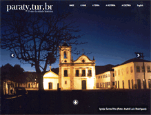 Tablet Screenshot of paraty.tur.br